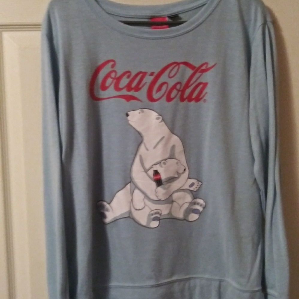 Coca Cola polar bear long sleeve shirt